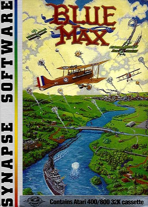 Blue Max box art for Commodore 64
